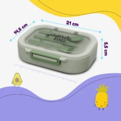 [Wiederverpackt] Bunko Lunchbox 3 Fächer -Haushaltsgerätegeschäft 10045714 yy 0011 dimensions