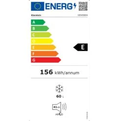 Pluto 60L Gefrierschrank -Haushaltsgerätegeschäft 10045804 energy label