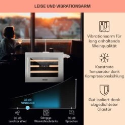 [Wiederverpackt] Vinsider 24 Built-In Uno Einbau-Weinkühlschrank -Haushaltsgerätegeschäft 10045811 de 0003 usp