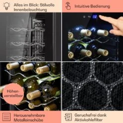 [Wiederverpackt] Shiraz 15 Slim Uno Weinkühlschrank -Haushaltsgerätegeschäft 10045879 de 0005 usp