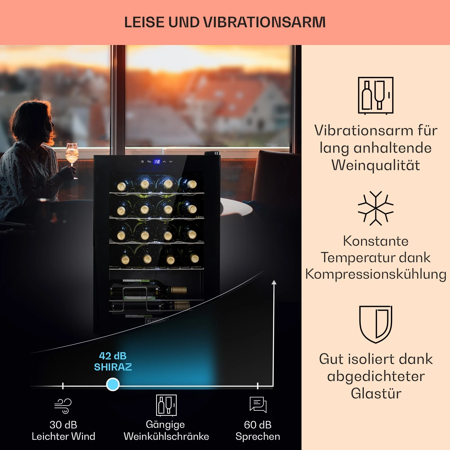 Shiraz 20 Uno Weinkühlschrank 6 Shiraz 20 Uno Weinkühlschrank – Bild 4
