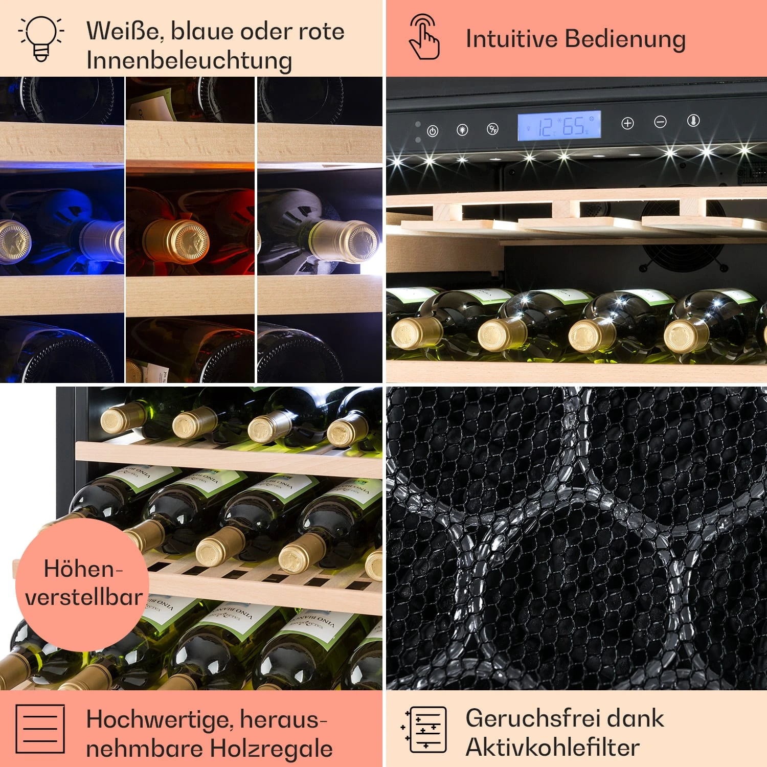 Vinovilla Grande 165 Built-in Uno Einbau-Weinkühlschrank 7 Vinovilla Grande 165 Built-in Uno Einbau-Weinkühlschrank – Bild 5
