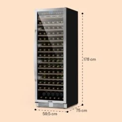 Vinovilla Grande 165 Built-in Uno Einbau-Weinkühlschrank 16 Vinovilla Grande 165 Built-in Uno Einbau-Weinkühlschrank -Haushaltsgerätegeschäft 10045899 yy 0011 dimensions