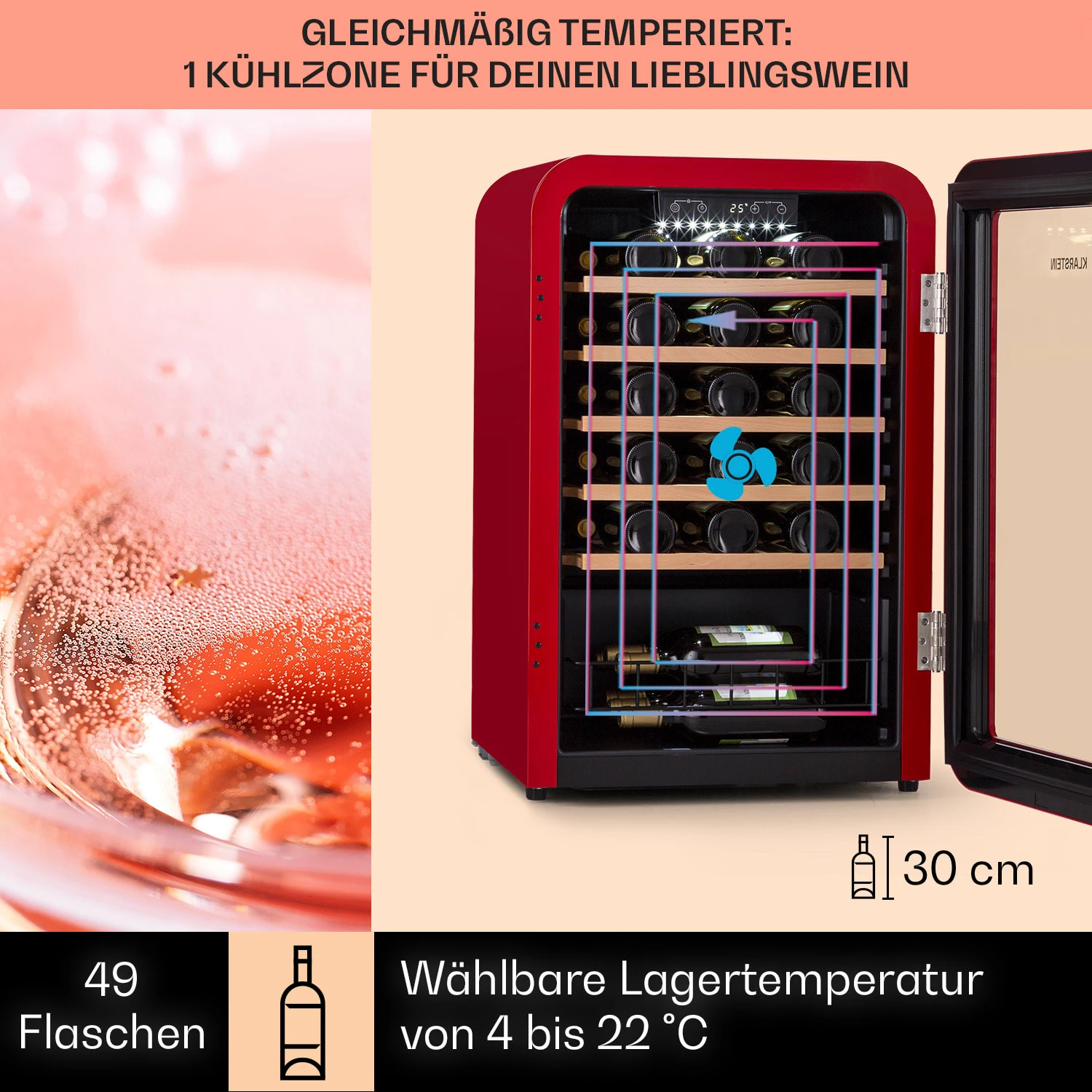 Vinetage 49 Uno Weinkühlschrank 5 Vinetage 49 Uno Weinkühlschrank – Bild 3