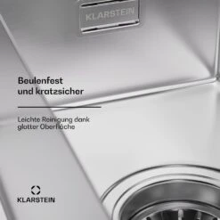 [Gebraucht] TitanSteel Küchenspüle | 61 X 50 Cm (LxB) -Haushaltsgerätegeschäft 10046021 de 0006 usp