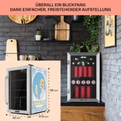 Beersafe 70 Bierzeit Edition Getränkekühlschrank Mit Glastür 70 Liter 16 Beersafe 70 Bierzeit Edition Getränkekühlschrank Mit Glastür 70 Liter -Haushaltsgerätegeschäft 10046062 de 0007 usp