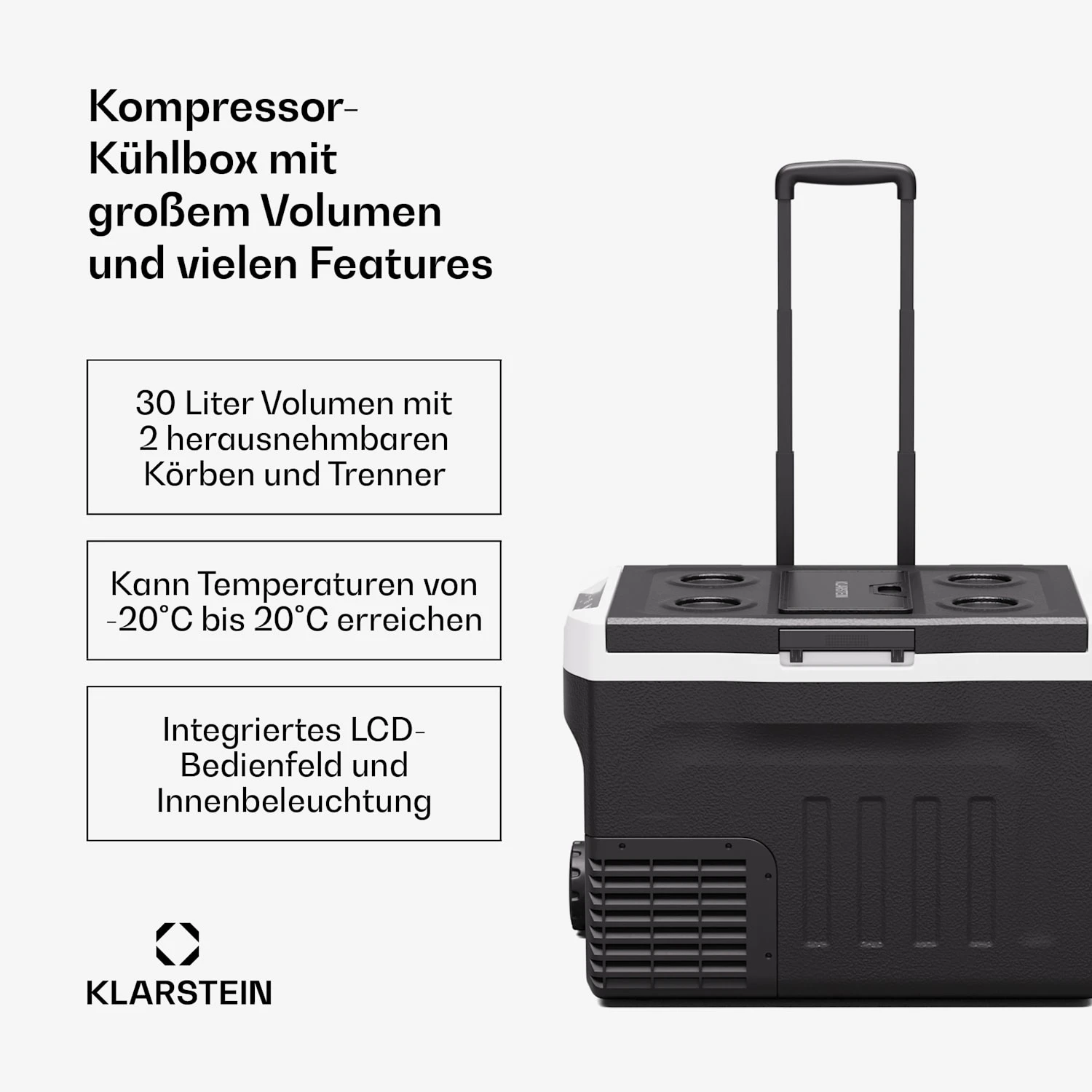 PolarForce 30L Kompressor-Kühlbox 4 PolarForce 30L Kompressor-Kühlbox – Bild 2