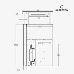 Royal Flush Eco Slim 60 Dunstabzugshaube 18 Royal Flush Eco Slim 60 Dunstabzugshaube -Haushaltsgerätegeschäft 10046224 yy 0011 dimensions