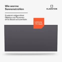 [Wiederverpackt] Wonderwall Smart Infrarotheizung Für Die Wand | 60x120cm -Haushaltsgerätegeschäft 10046257 de 0003 usp