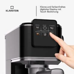 [Wiederverpackt] SteelPresso Slim Touch Espressomaschine -Haushaltsgerätegeschäft 10046330 de 0003 usp