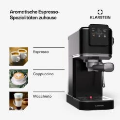 [Wiederverpackt] SteelPresso Slim Touch Espressomaschine -Haushaltsgerätegeschäft 10046330 de 0004 usp