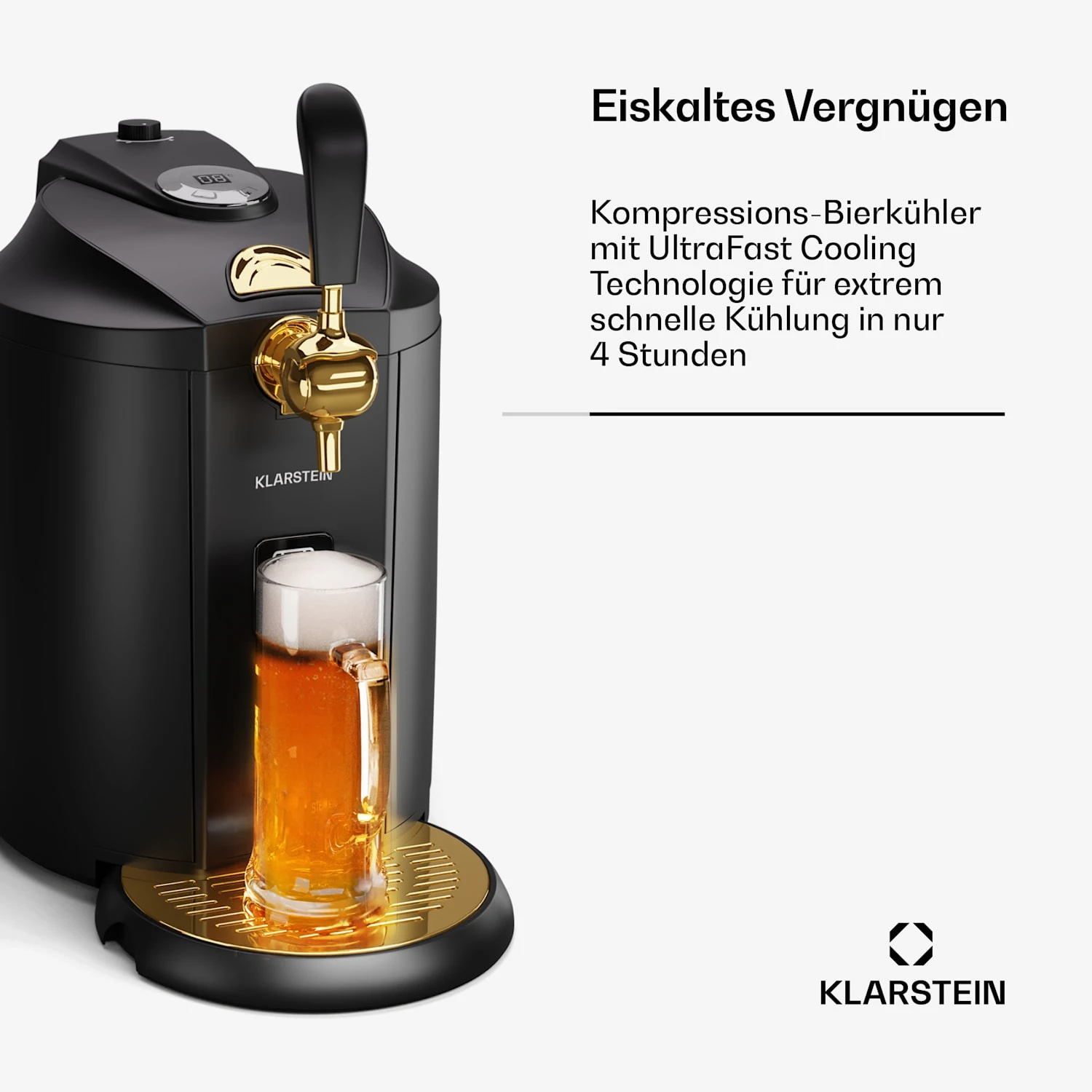 Beerkules Bierzapfanlage | Für 5L-Fässer | Kühlkompressor 5 Beerkules Bierzapfanlage | Für 5L-Fässer | Kühlkompressor – Bild 3