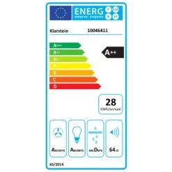 [Gebraucht] WiFusion Dunstabzugshaube | 60 Cm -Haushaltsgerätegeschäft 10046411 energy label