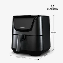 [Gebraucht] AeroVital Deluxe Heißluftfritteuse | 1700 W | | Inkl. Zubehör -Haushaltsgerätegeschäft 10046461 yy 0011 dimensions