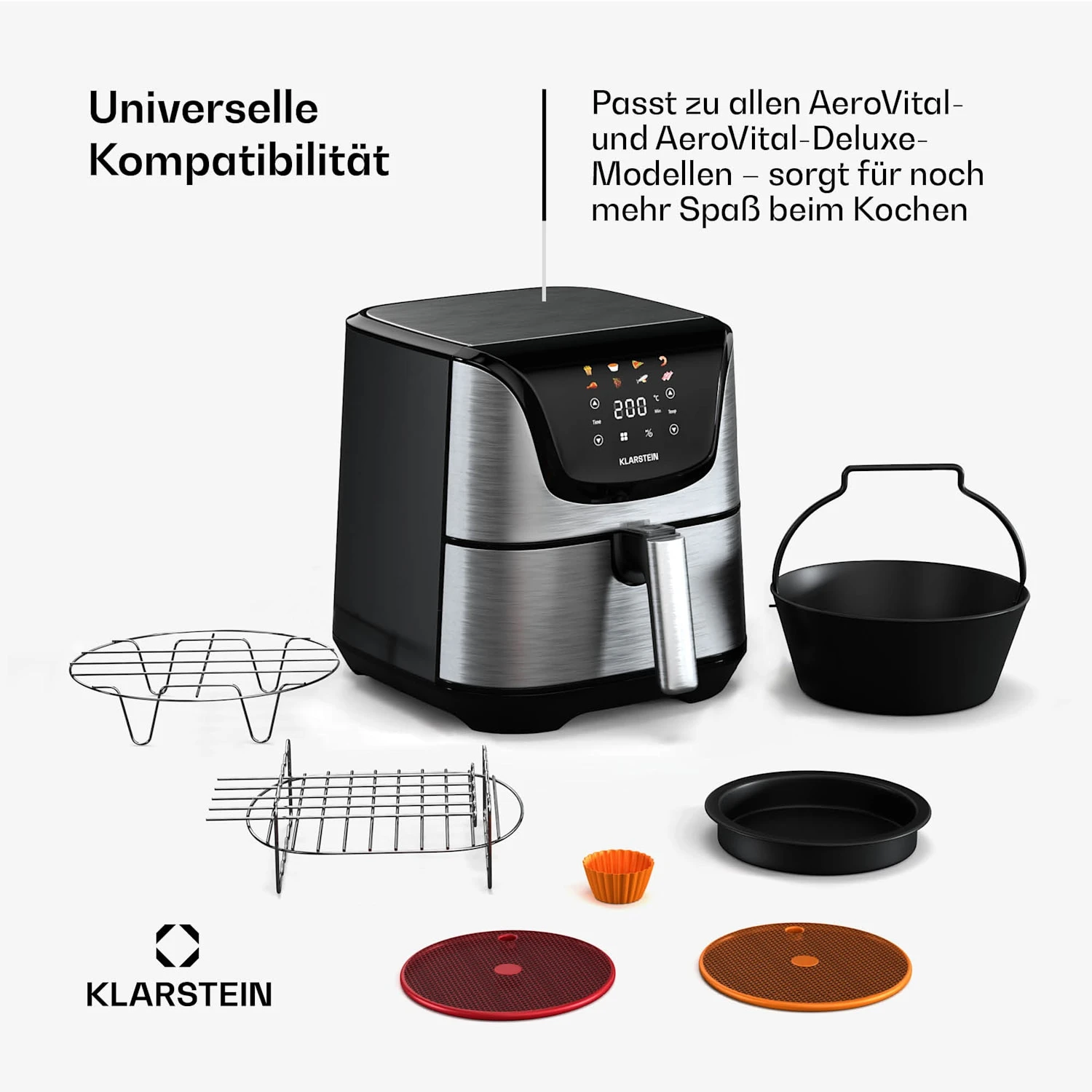 AeroVital Deluxe Color Touch Zubehörset | 6-teilig | Lebensmittelecht 5 AeroVital Deluxe Color Touch Zubehörset | 6-teilig | Lebensmittelecht – Bild 3