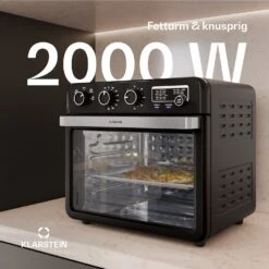 [Wiederverpackt] Air Glaze Heißluftfritteuse | 2000 Watt | 34 Liter -Haushaltsgerätegeschäft 10046474 de 0003 usp 1