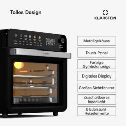 [Gebraucht] AirGlaze Digital Heißluftfritteuse | 2200 W | 34 Liter -Haushaltsgerätegeschäft 10046477 de 0004 usp