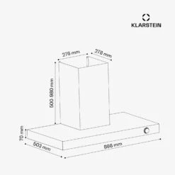 [Gebraucht] AirNova Dunstabzugshaube| 90 Cm -Haushaltsgerätegeschäft 10046498 yy 0011 dimensions