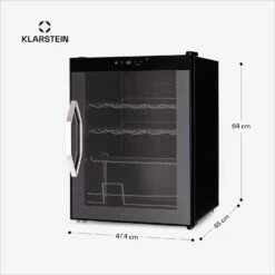 Coachella 60 Smart Getränkekühlschrank Mit Glastür 60 Liter -Haushaltsgerätegeschäft 10046572 yy 0011 dimensions