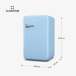 Audrey Evo Kühlschrank | 112L | Retro-Design -Haushaltsgerätegeschäft 10046630 yy 0011 dimensions