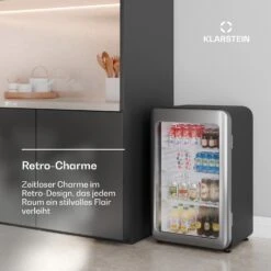 Audrey Evo Getränkekühlschrank Mit Glastür | Retro-Design | 93 L 12 Audrey Evo Getränkekühlschrank Mit Glastür | Retro-Design | 93 L -Haushaltsgerätegeschäft 10046636 de 0003 usp