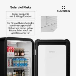 Audrey Evo Getränkekühlschrank Mit Glastür | Retro-Design | 93 L 14 Audrey Evo Getränkekühlschrank Mit Glastür | Retro-Design | 93 L -Haushaltsgerätegeschäft 10046636 de 0005 usp