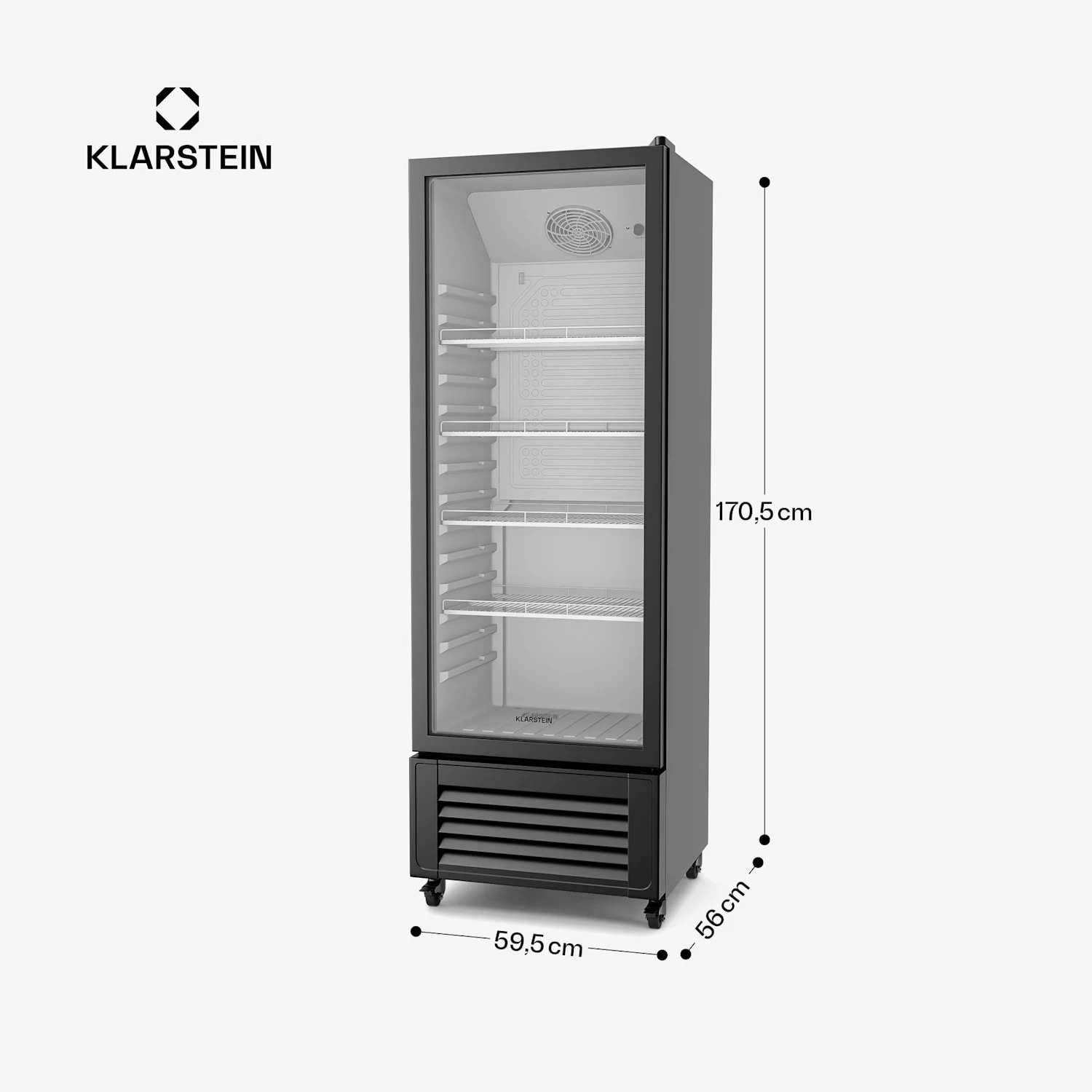 GrandCooler Getränkekühlschrank Mit Glastür | 270 L 9 GrandCooler Getränkekühlschrank Mit Glastür | 270 L – Bild 7