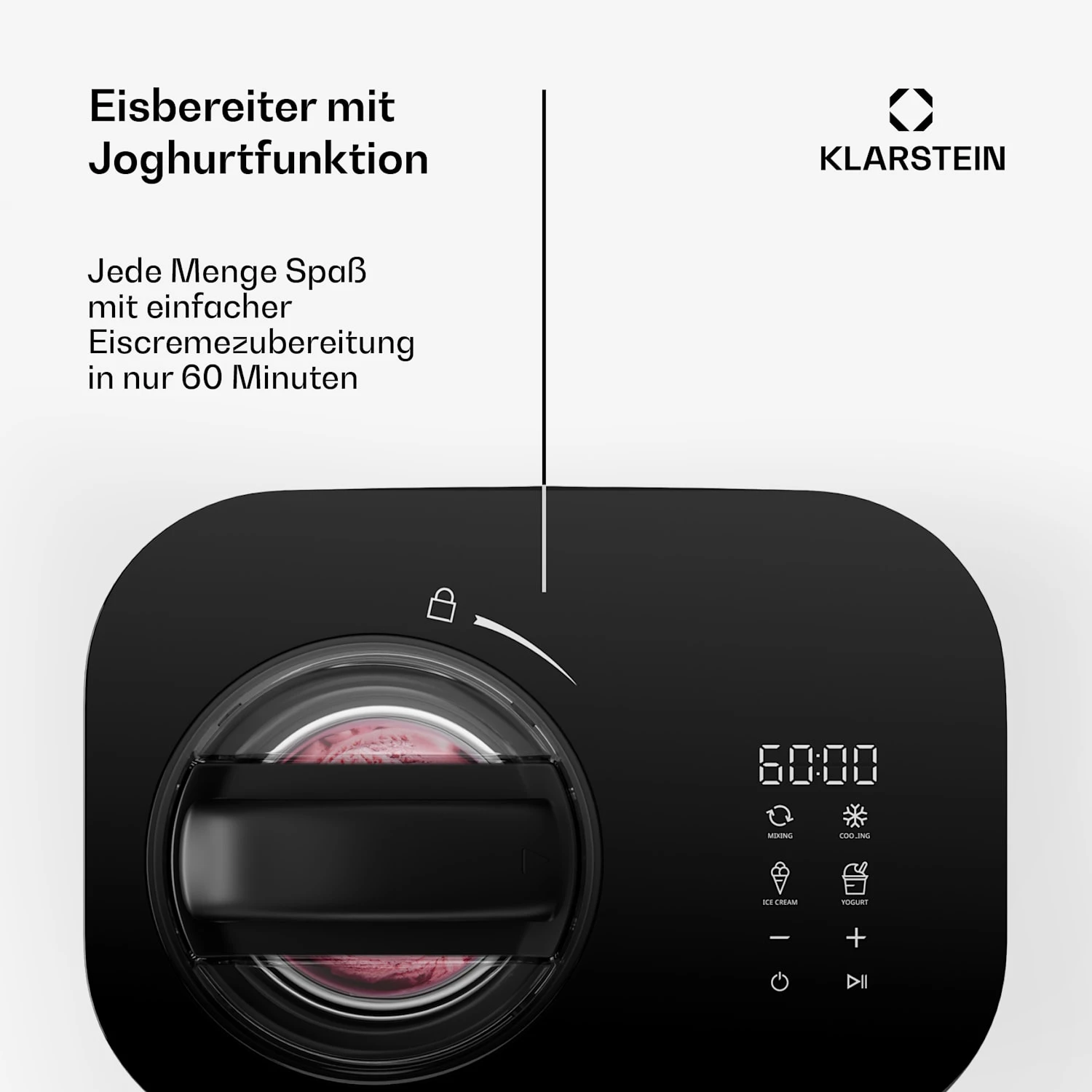 FrostFusion Eiscremebereiter – 2-in-1 Eiscreme- Und Joghurtbereiter 4 FrostFusion Eiscremebereiter – 2-in-1 Eiscreme- Und Joghurtbereiter – Bild 2