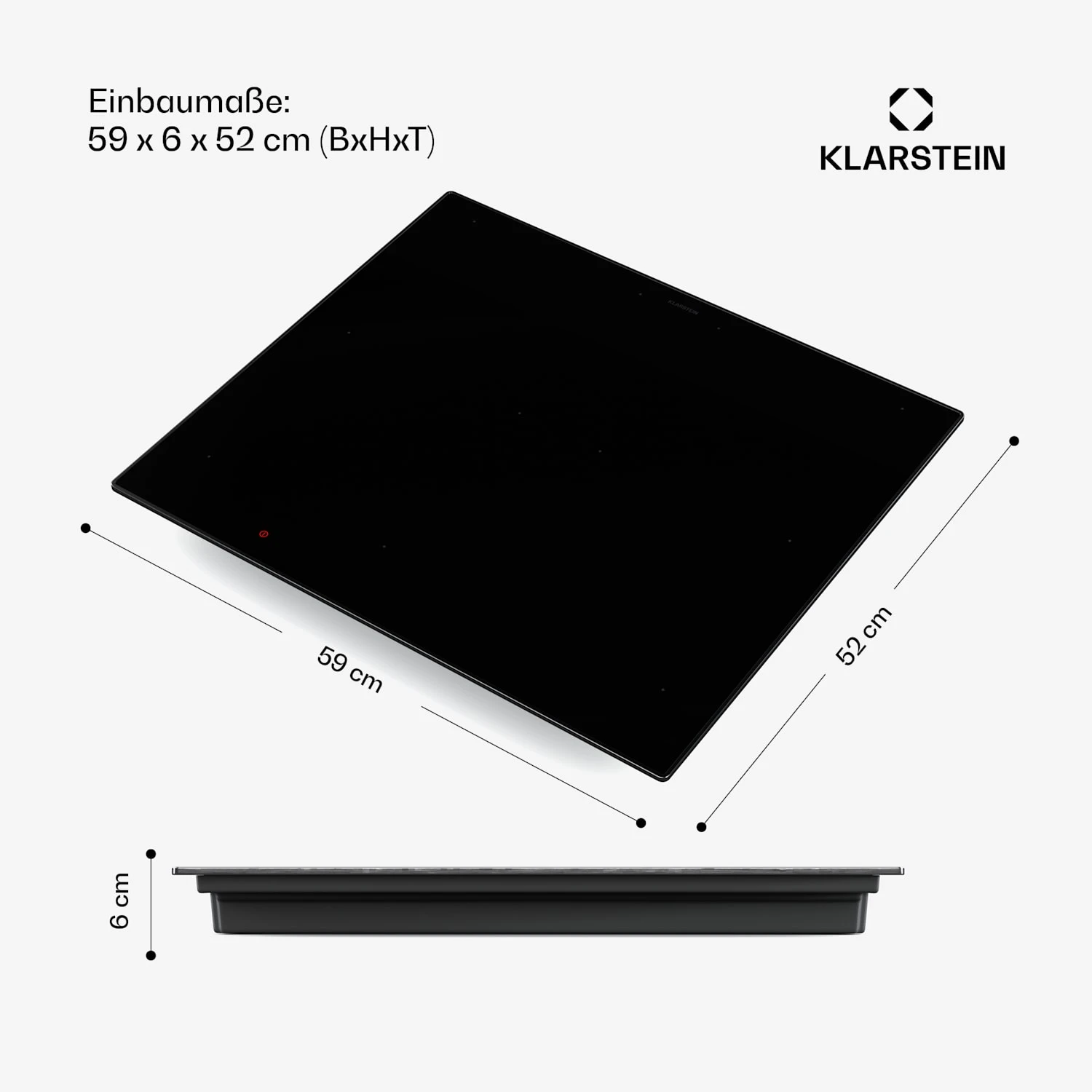 NanoGlow Induktionskochfeld | 4 Kochfelder | Flexzonen | Booster 9 NanoGlow Induktionskochfeld | 4 Kochfelder | Flexzonen | Booster – Bild 7