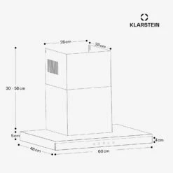 Auriana Dunstabzugshaube | 60 Cm 16 Auriana Dunstabzugshaube | 60 Cm -Haushaltsgerätegeschäft 10046756 yy 0011 dimensions