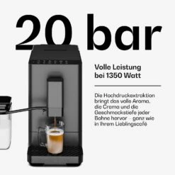 Velaire 20bar 1350W Kaffeevollautomat Schwarz -Haushaltsgerätegeschäft 10047347 de 0006 usp