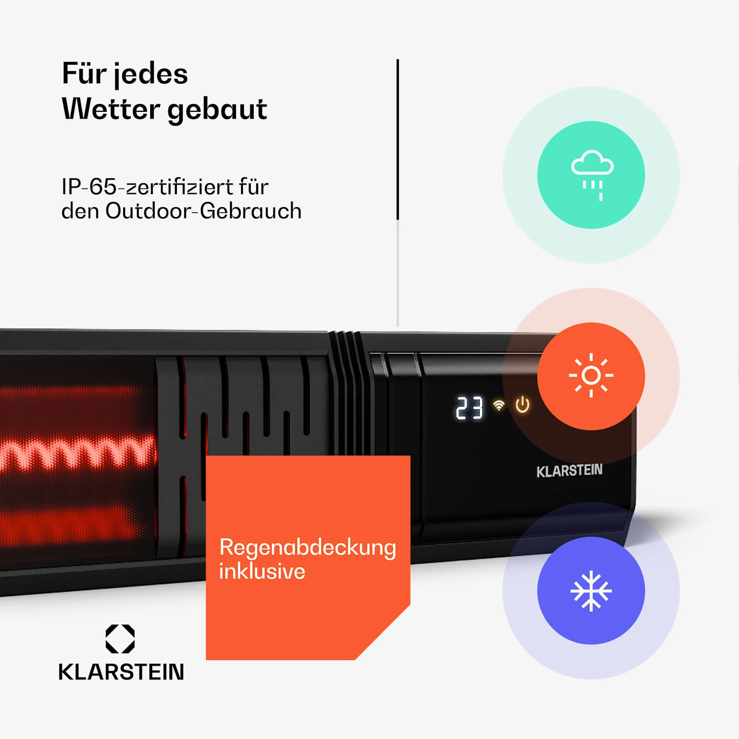 Phantom Infrarotheizung Für Die Wand | 2000 W | 15 M² | 84 X 10 Cm 7 Phantom Infrarotheizung Für Die Wand | 2000 W | 15 M² | 84 X 10 Cm – Bild 5