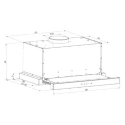 Vinea Dunstabzugshaube Umluftset 21 Vinea Dunstabzugshaube Umluftset -Haushaltsgerätegeschäft 60002221 yy 0008 detail Klarstein Vinea Unterbau Dunstabzugshaube silber