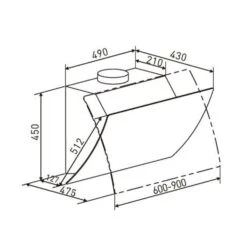Annabelle 60 Dunstabzugshaube -Haushaltsgerätegeschäft 60002315 yy 0008 logo Klarstein Annabelle60 Dunstabzugshaube schwarz