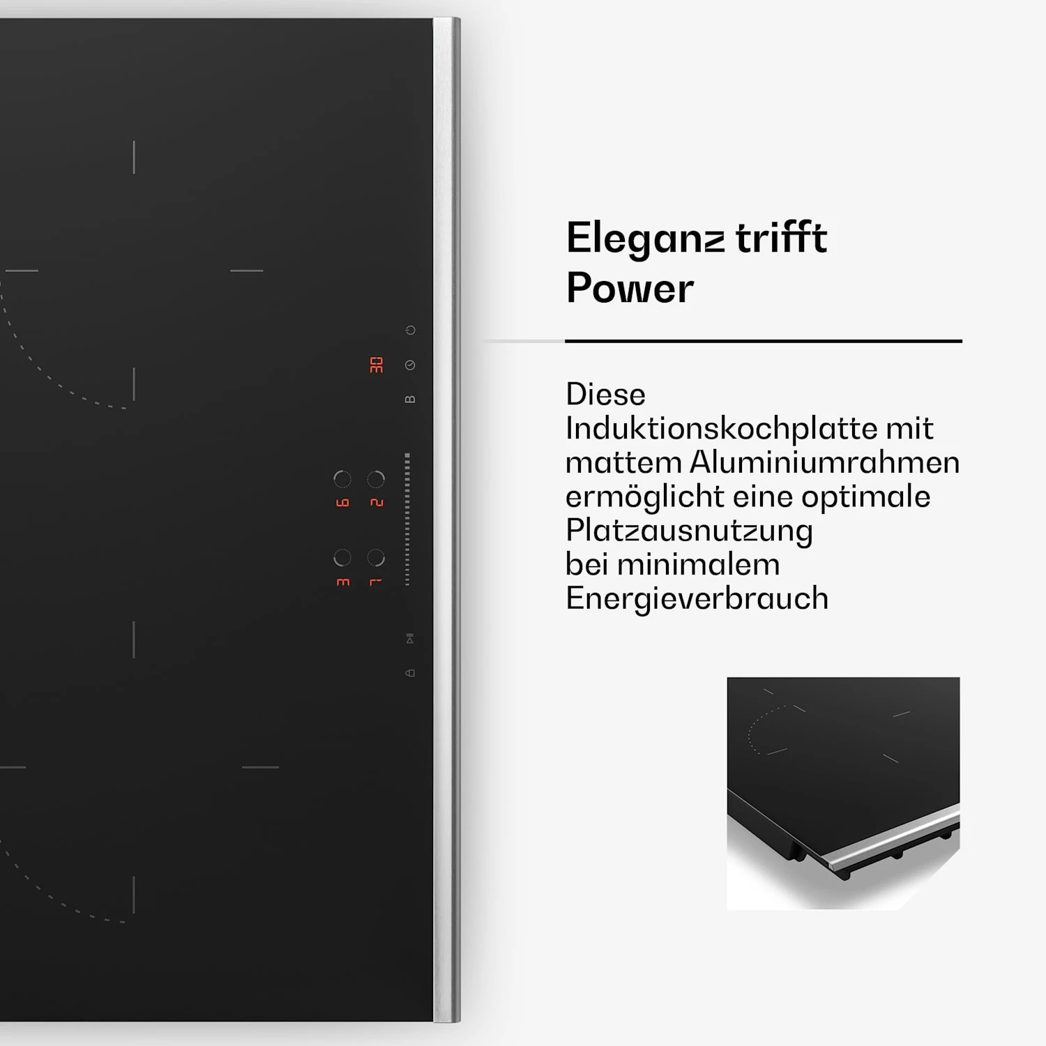 Verosteel Induktionskochfeld + Abzugshaube | 60 cm 11 Verosteel Induktionskochfeld + Abzugshaube | 60 cm – Bild 9