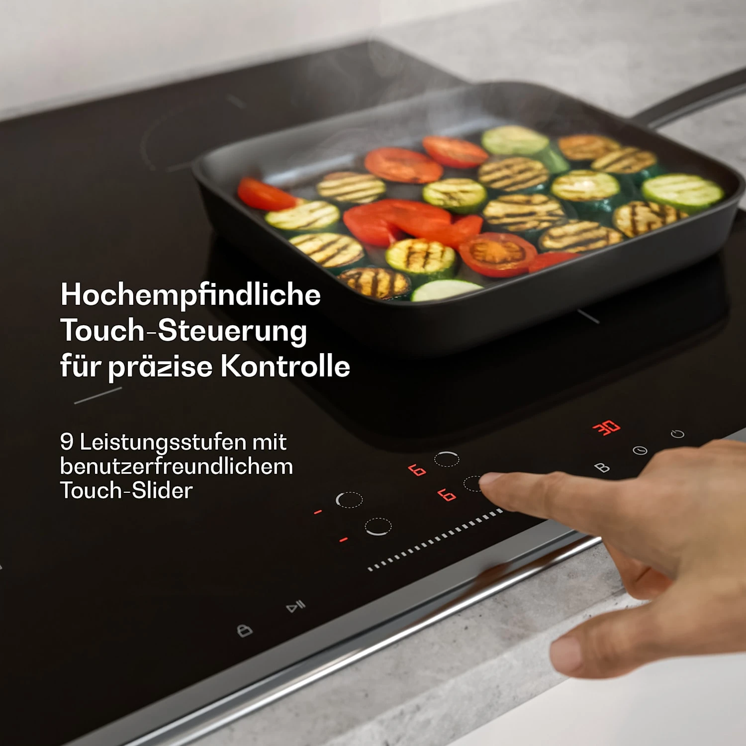 Verosteel Induktionskochfeld + Abzugshaube | 60 cm 12 Verosteel Induktionskochfeld + Abzugshaube | 60 cm – Bild 10