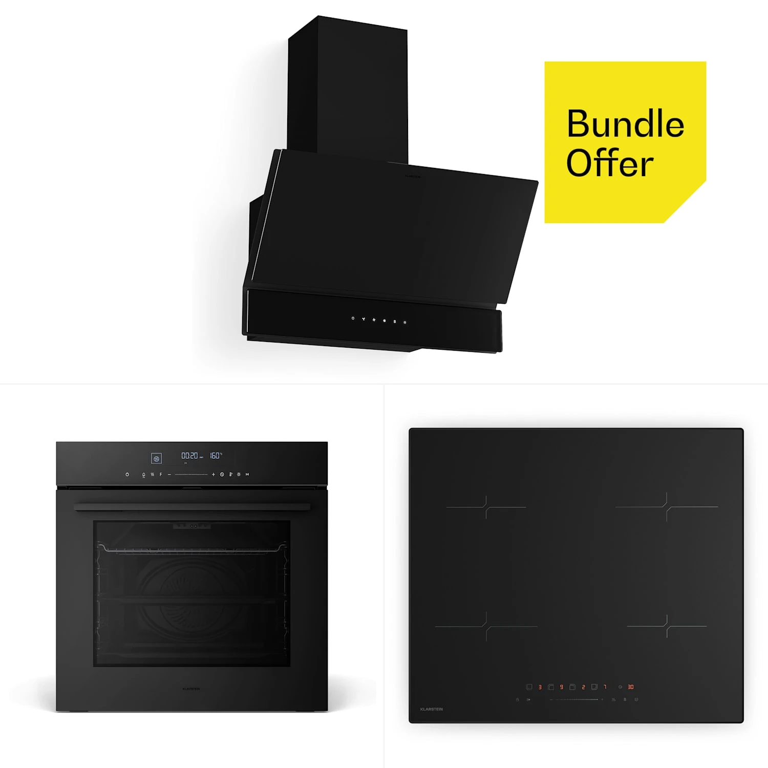 Velaire Einbaubackofen + Induktionskochfeld + Kopffreihaube | 60 Cm 3 Velaire Einbaubackofen + Induktionskochfeld + Kopffreihaube | 60 Cm