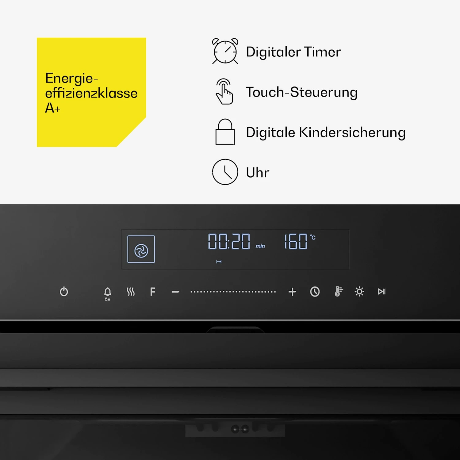 Velaire Induktionskochfeld Einbaubackofen Teleskop-Abzugshaube | 60 Cm 5 Velaire Induktionskochfeld Einbaubackofen Teleskop-Abzugshaube | 60 Cm – Bild 3